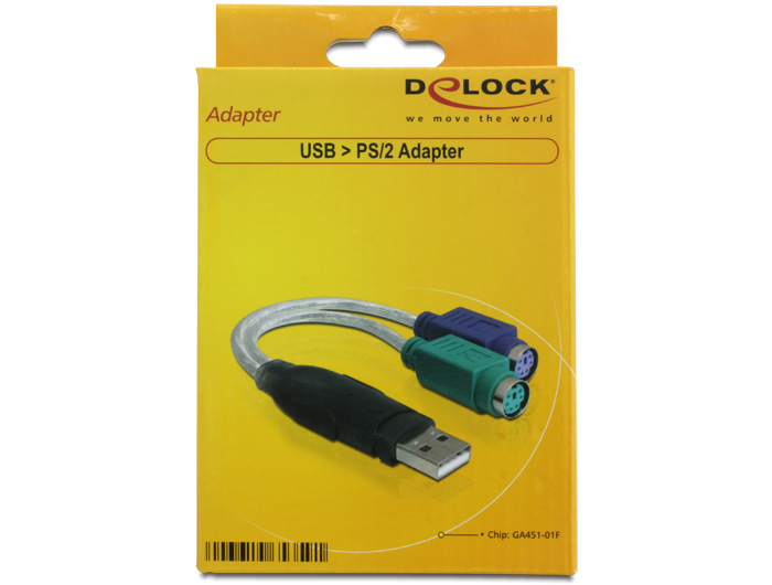 USB Adapter Delock USB - PS/2 Adapter GA451-01F New USB USB Adapter