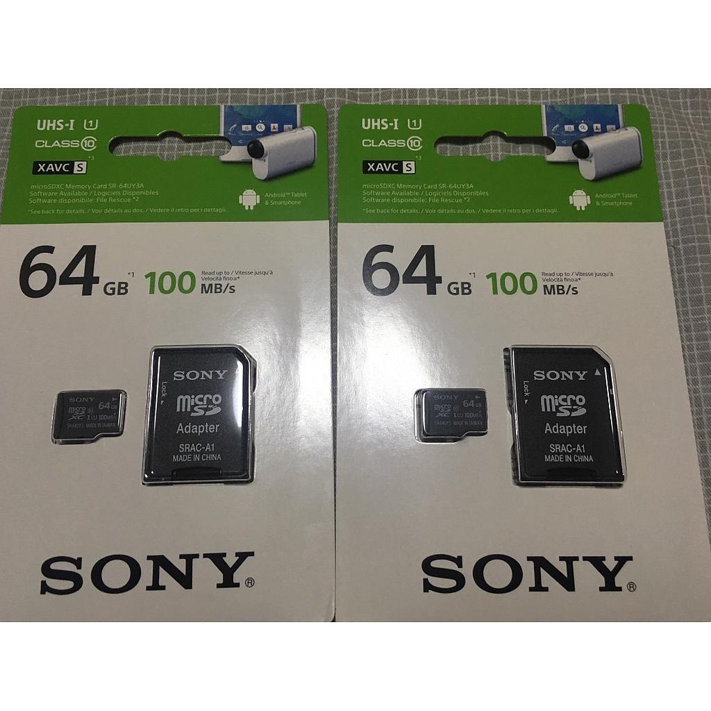 Memory Sony UHS-1 Card 64GB New Memory Card