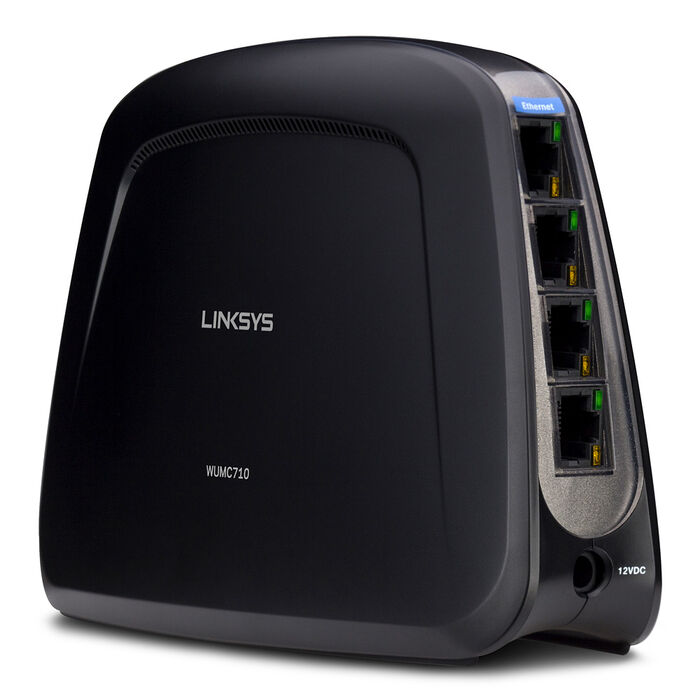 Router Cisco Linksys WUMC710 WIRELESS-AC MEDIA CONNECTOR New Wireless Black 4
