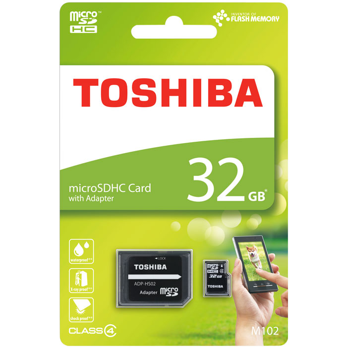 Adapter Micro Card Toshiba M102 New Micro Memory Slot 32Gb Memory Card