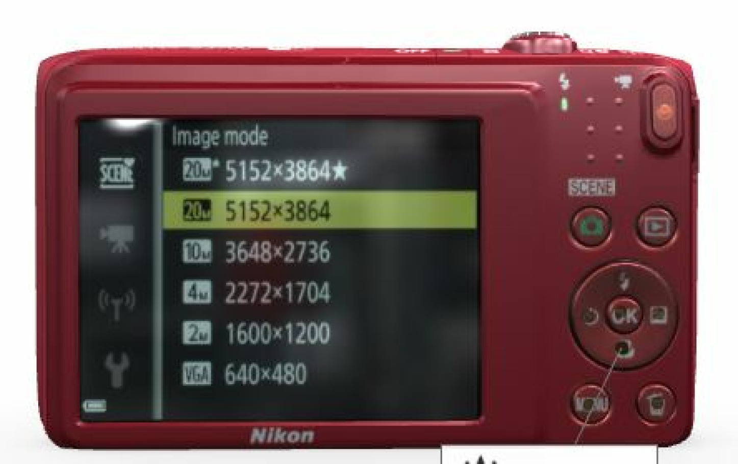 Digital Camera Nikon S3700 New