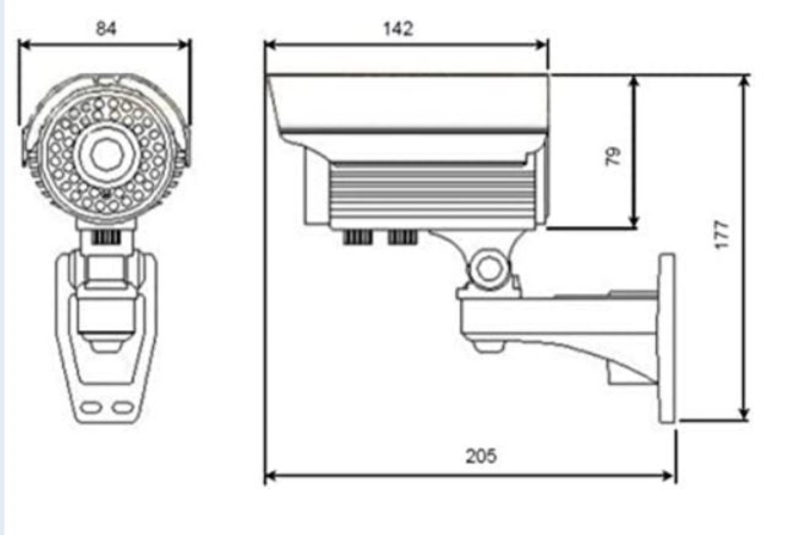 SmartHome Bitronvideo AV7210/11  IP Camera New Ethernet POE 720p (Copy)