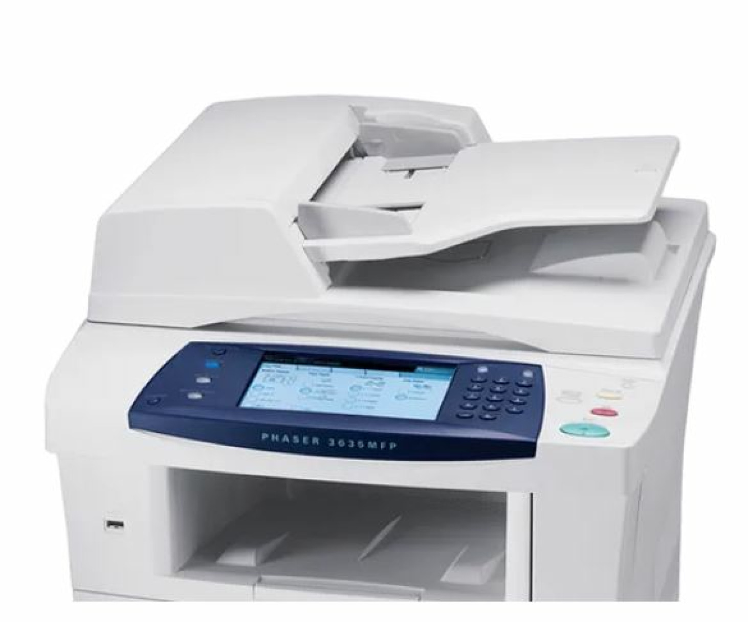 All in one Printer Xerox Phaser 3635 MFP Open Box Ethernet Rj-11 Usb &lt;10K Pages A4 A5 B/W Laser-Printer Unlocked 7&quot;