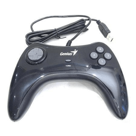 PC Controllers Genius Genius MaxFire Grandias USB PC Game Pad with Turbo Grade A USB Gamepad