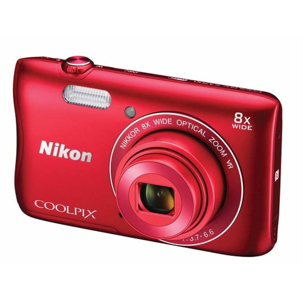 Digital Camera Nikon S3700 New Red
