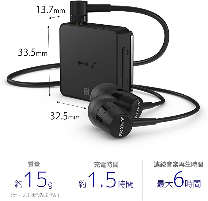 Sony Wireless Stereo Headset SBH24WW/B New