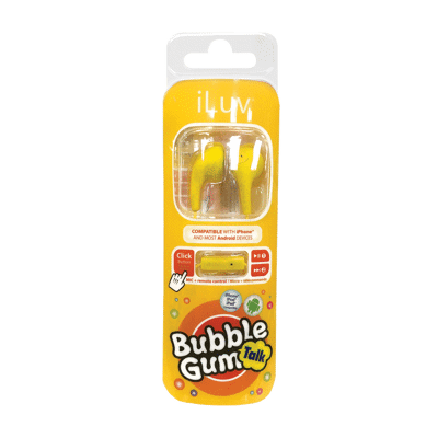 Speaker Iluv Bubble Gum Talk Yellow Earbud With Mic New Bluetooth N/A