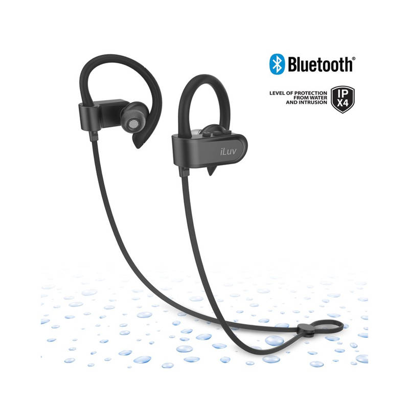 Speaker Iluv FITACTJET3BK Fitactive Jet 3 Wireless Earbuds - Black New Bluetooth N/A