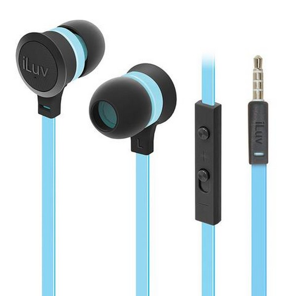 Speaker Iluv HANDSFREE BLACK BLUE NEON New Jack 3.5mm Mini Blue N/A