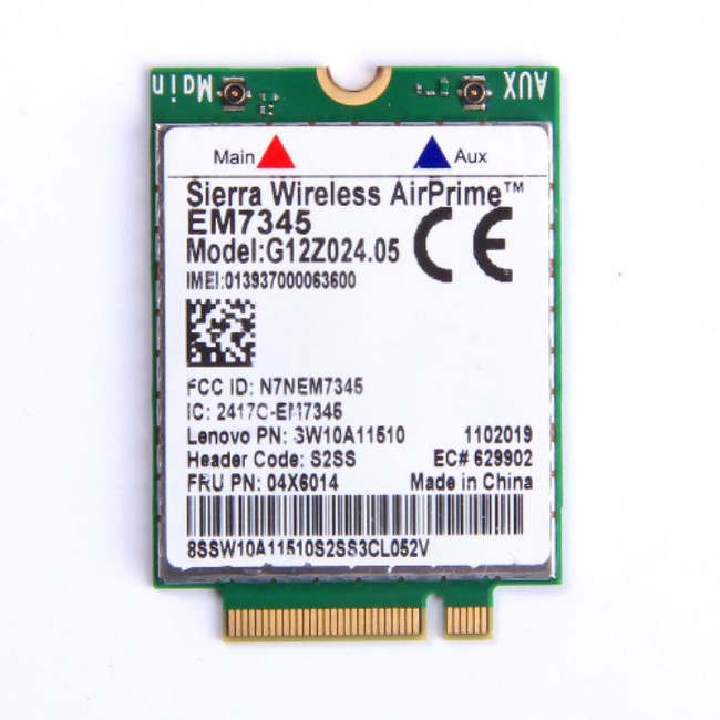 Spare Part Lenovo EM7345 sierra Wireless adaptor Used A