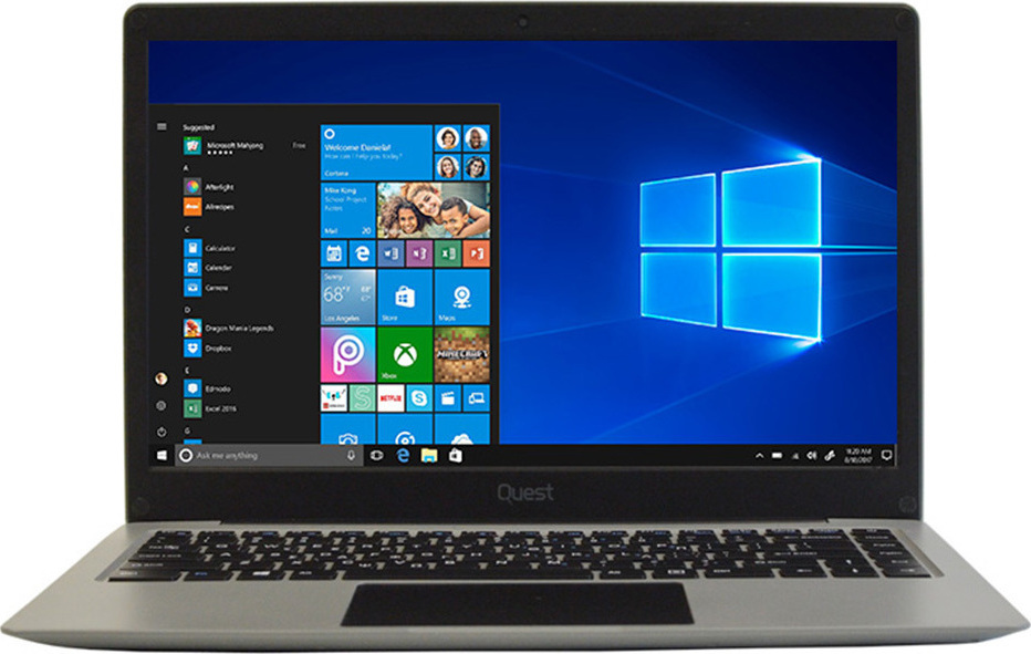 Laptop Quest Slimbook Plus V FHD F-B Grade B N3350 4Gb Win10 Pro 64Gb 14''