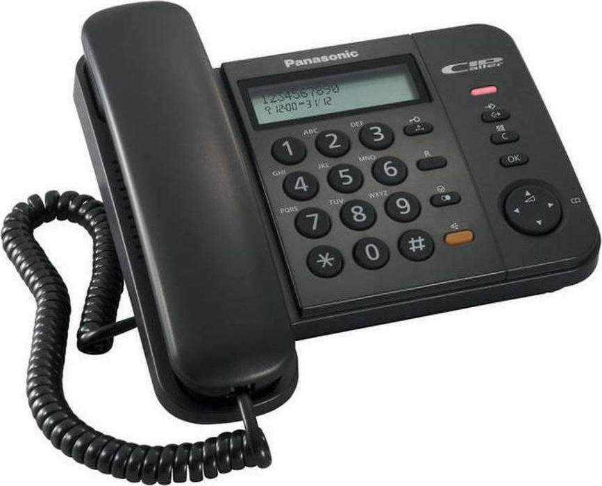 Business Phone Panasonic kx-ts560ex wired telephone black Open Box Rj-11 Digital