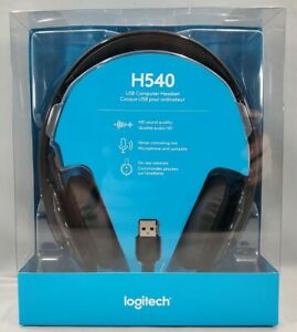Speaker Logitech H540 PC HEADSET New Usb Black