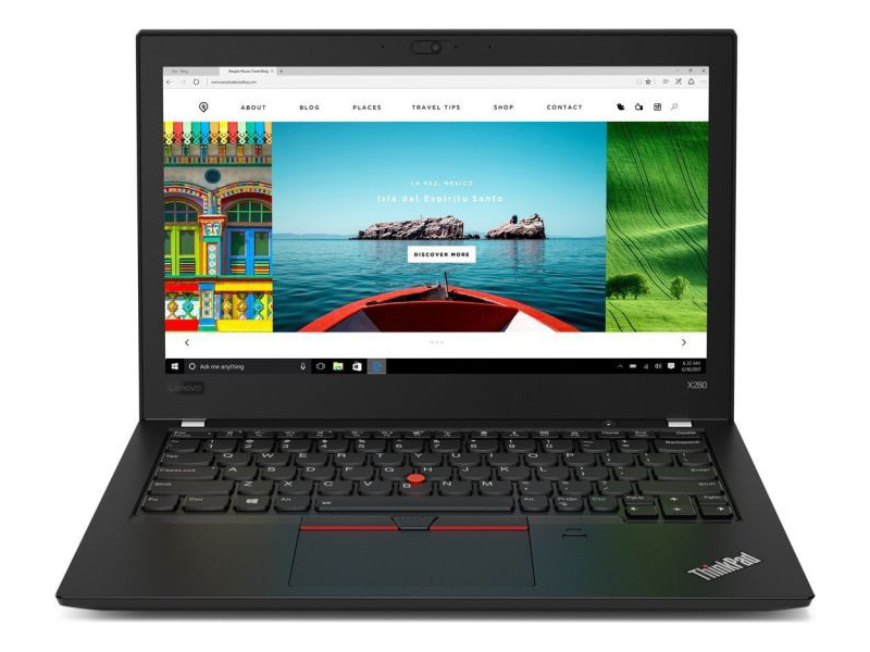 Laptop Lenovo Thinkpad X280 Good Battery Used A 8Gb Memory Ddr4-2400 Win10 Pro 256Gb M.2 12" Integrated.