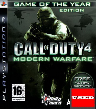 Games Sony CALL OF DUTY 4 FOR PS3 GOTY (Used)