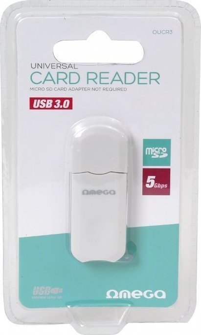 Card Reader Omega OUCR3 New USB 3.0 N/A Memory Card