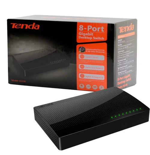 Switch Tenda SG108 New Wired Network N/A 8-port Switch