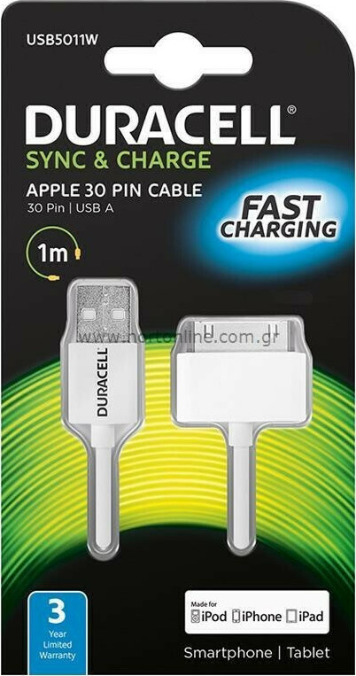 Charging Cable Duracell 5011W New USB-A N/A Charger