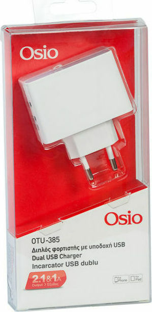 Charger Osio OTU-385W New USB-A N/A N/A Charger