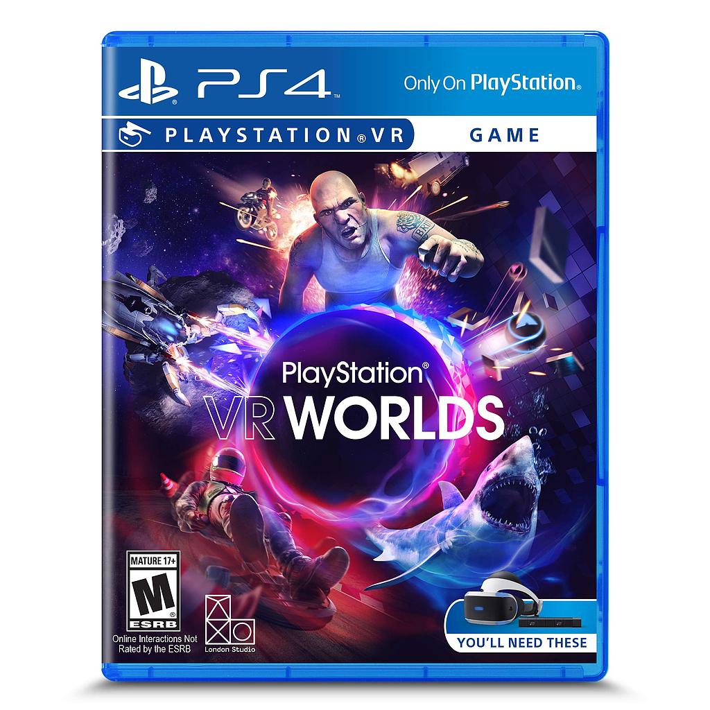 Games Sony Playstation VR Worlds PS4 New