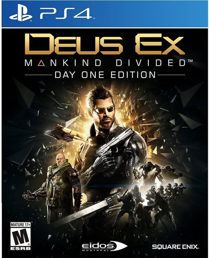 Games Sony Deus Ex Mankind Divided PS4 New