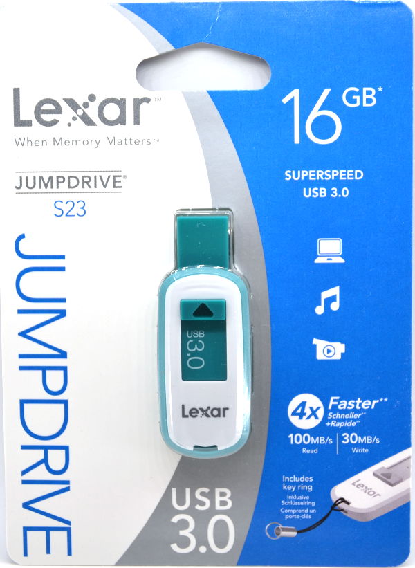Usb Lexar JUMPDRIVE SUPERSPEED USB 3.0 New USB 3.0 16Gb USB Adapter
