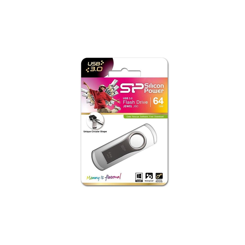Usb Sp Silicon Power JEWEL J80 New USB 3.0 64Gb USB Adapter